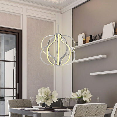 Modern Dimmable Warm White LED Chandelier 