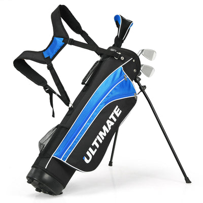 Junior Complete Golf Club Set for Age 8 to 10-BlueÂ 