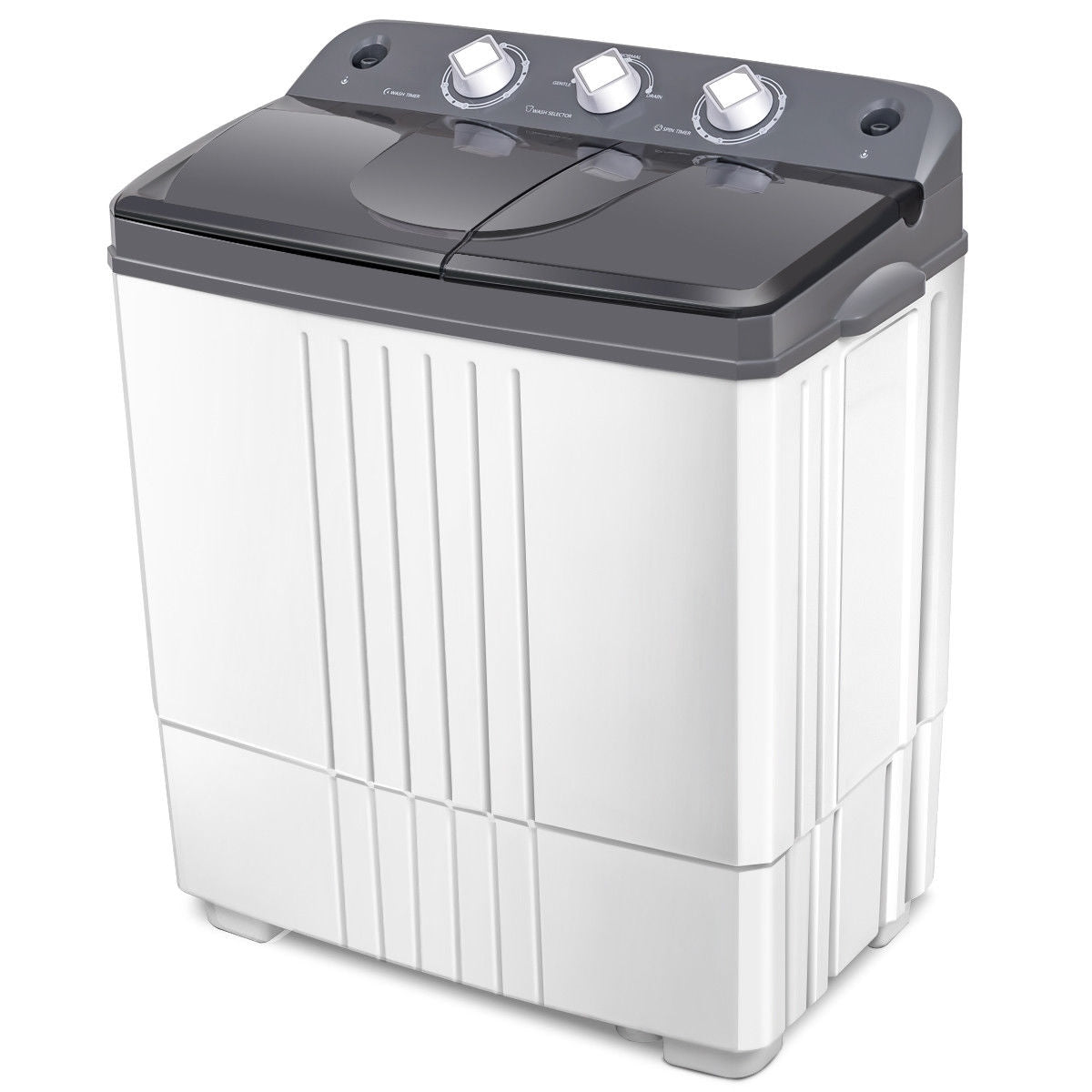 20 lbs Portable Semi-Automatic Twin-tub Washing Machine 