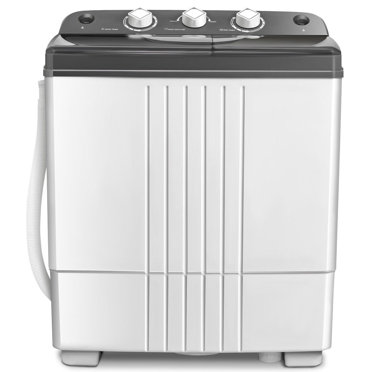 20 lbs Portable Semi-Automatic Twin-tub Washing Machine 