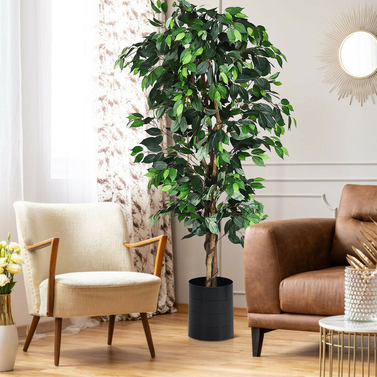 6 Feet Artificial Ficus Silk Tree