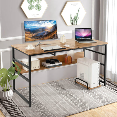 55" Tiltable Drafting Drawing Table-WalnutÂ 