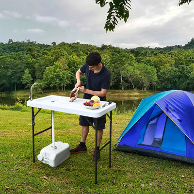Folding Portable Fish Cleaning Cutting TableÂ 