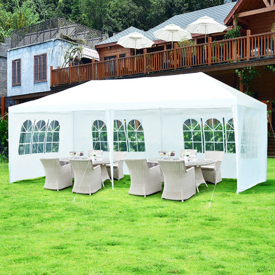 10 x 20 Feet Outdoor Party Wedding Canopy Tent with Removable Walls and Carry BagÂ 