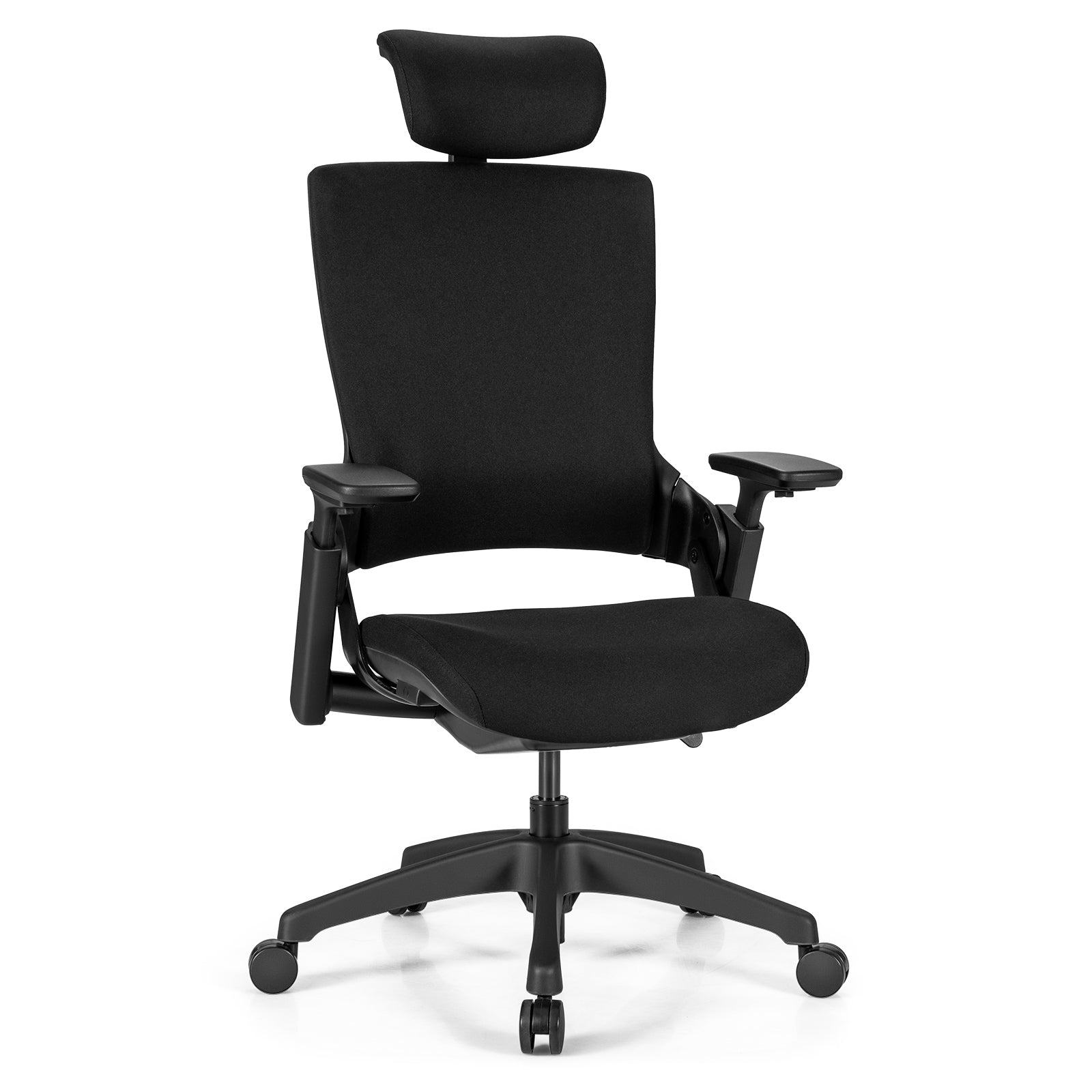 Reclining Computer Desk Chair with 3D Armrests and Headrest