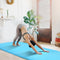 4-Panel Folding Gymnastics Mat with Carrying Handles for Home Gym-Blue