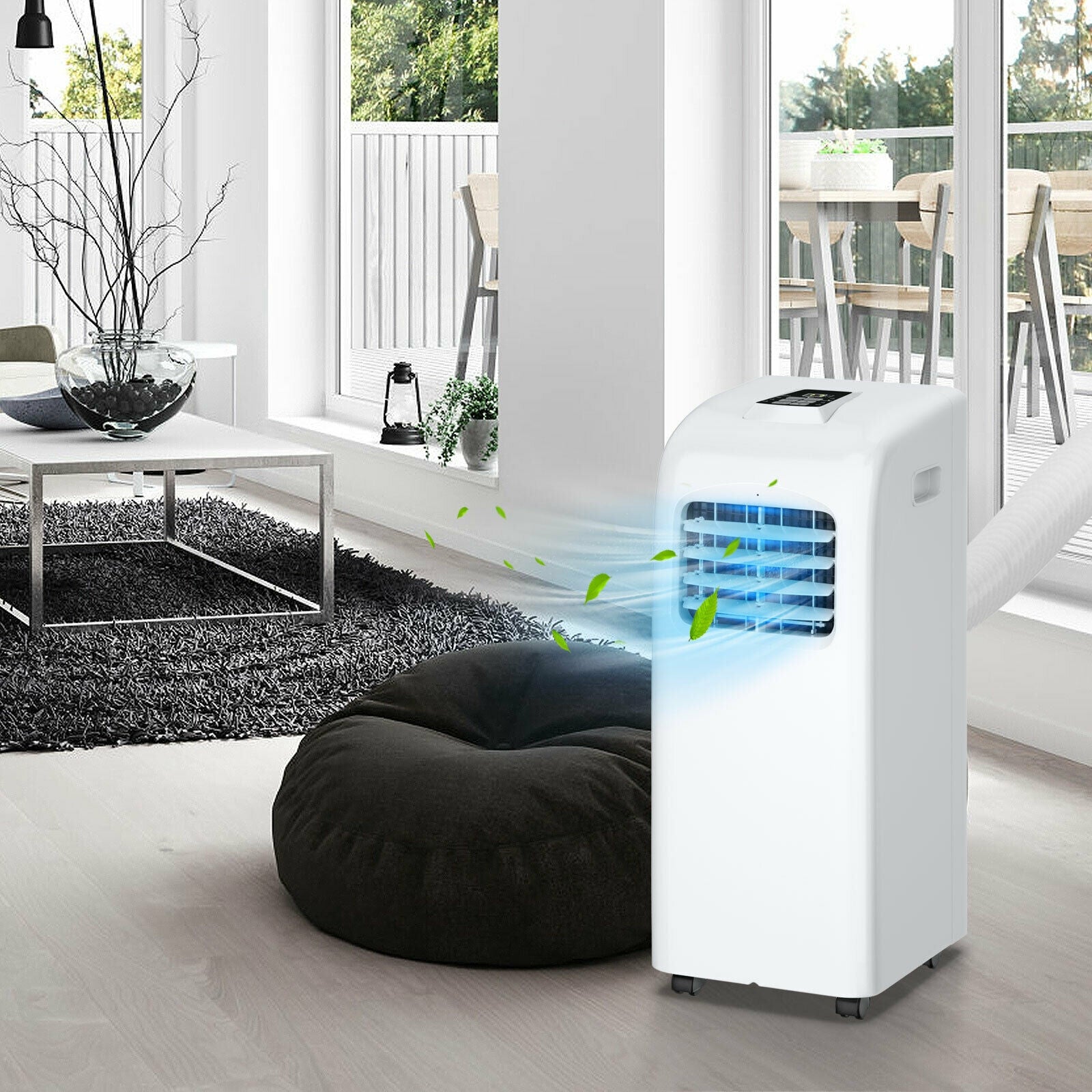 8000 BTU(Ashrae) Portable Air Conditioner with Dehumidifier FunctionÂ 