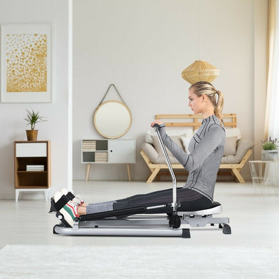 Exercise Adjustable Double Hydraulic Resistance Rowing MachineÂ 