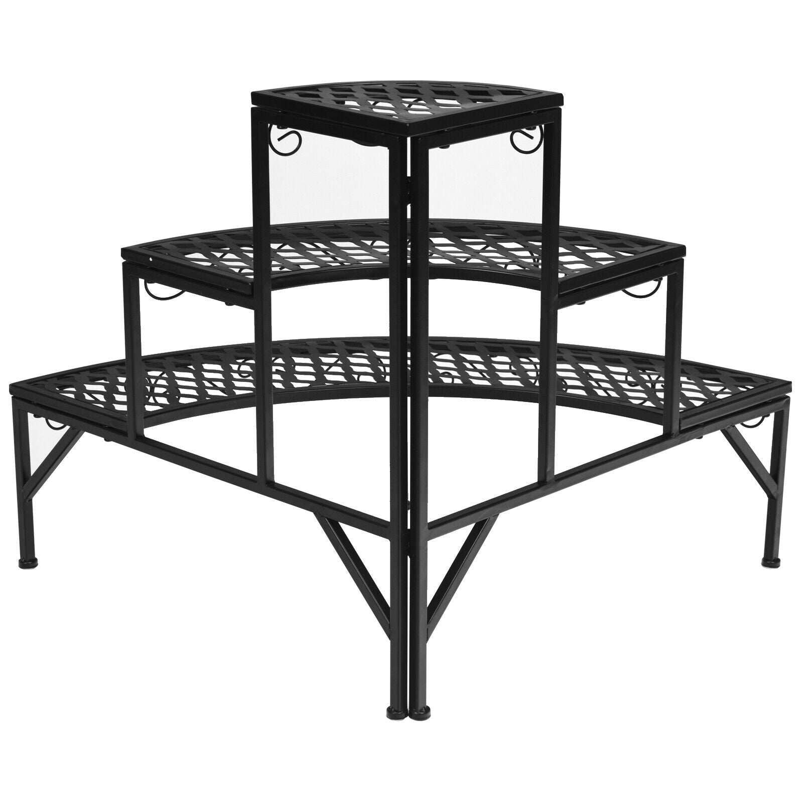 3 Tier Metal Corner Plant Display Rack