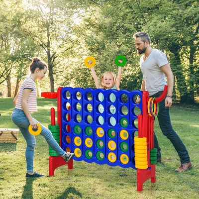 2.5ft 4-to-Score Giant Game Set-RedÂ 