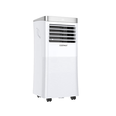 10000BTU 3-in-1 Portable Air Conditioner with Remote Control-White 