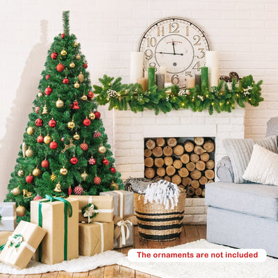 Artificial PVC Hinged Christmas Tree with Solid Metal Stand-6 ftÂ 