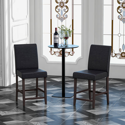 25 Inch Counter Height Set of 2 Bar StoolsÂ 
