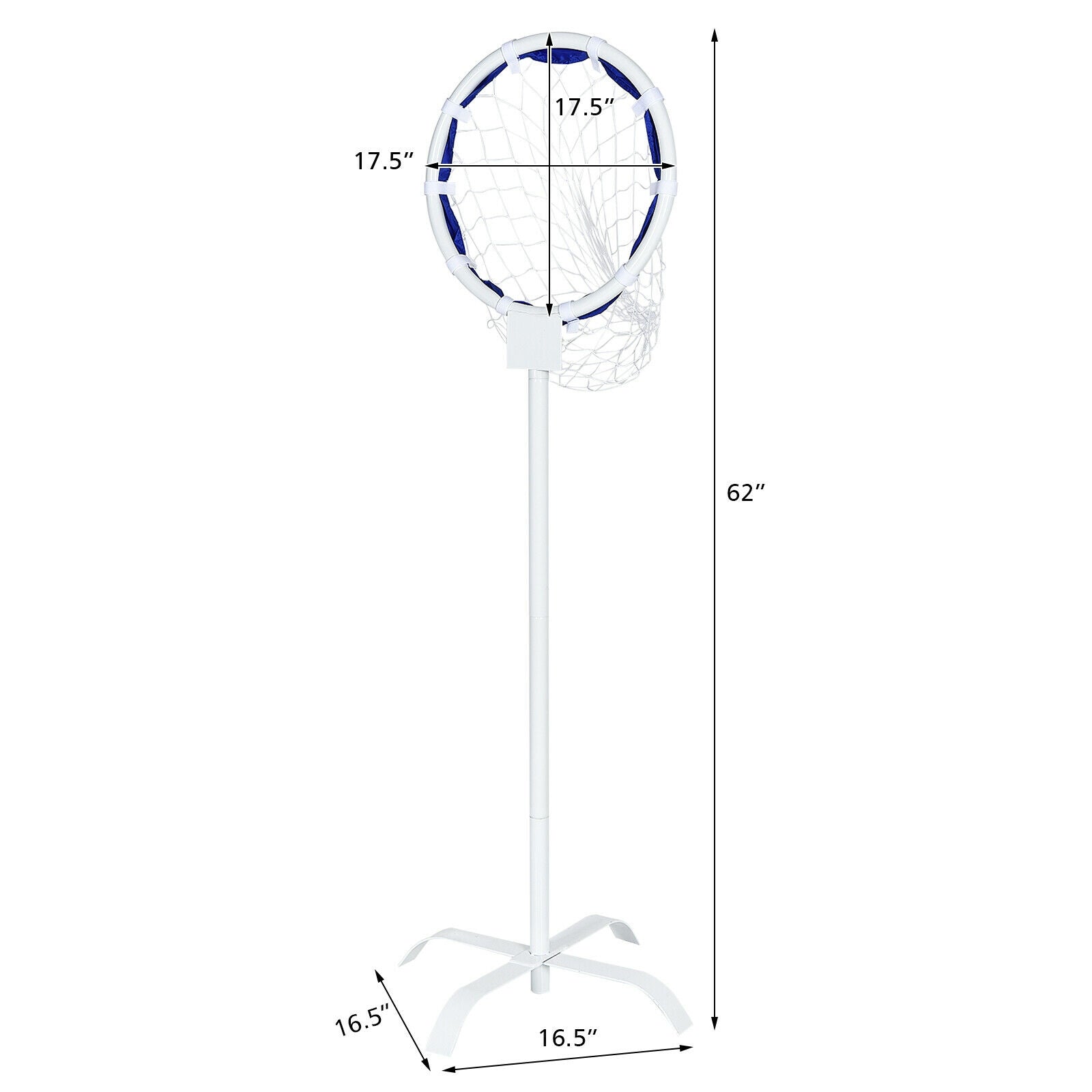 Portable Metal Flying Disc Stand with Storage Bag