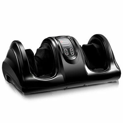 Therapeutic Shiatsu Foot Massager with High Intensity Rollers-BlackÂ 