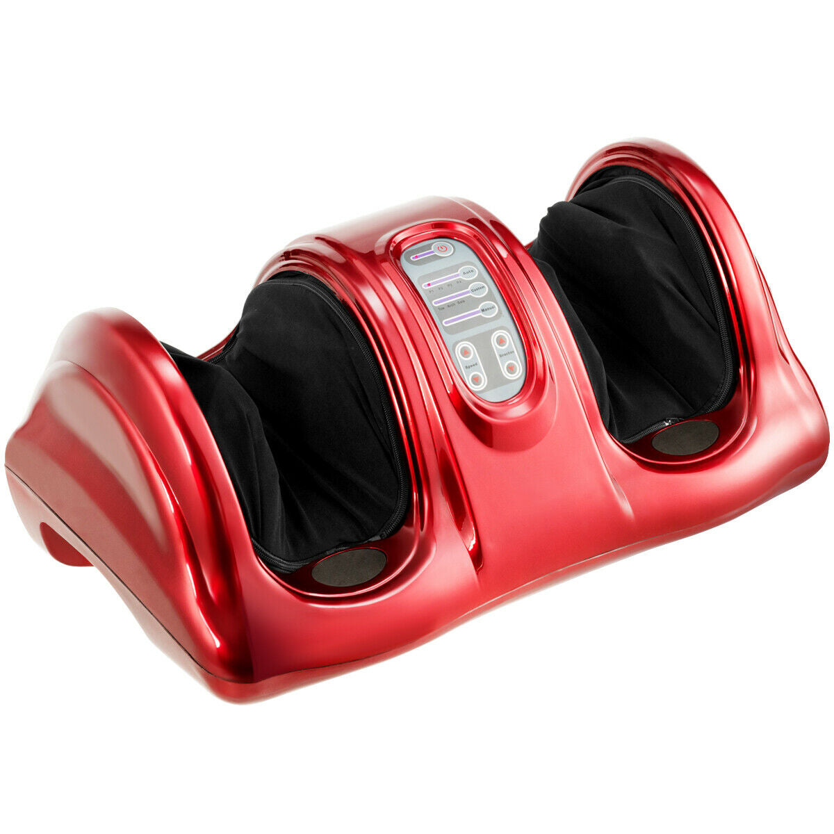 Therapeutic Shiatsu Foot Massager with High Intensity Rollers-Wine