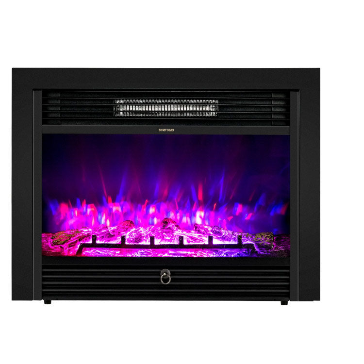 28.5 Inch Electric Fireplace Recessed with 3 Flame Colors