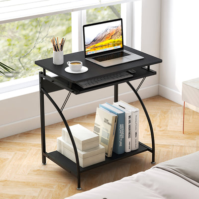 Spacious Wooden PC Laptop Computer DeskÂ 