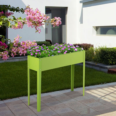 40 x 13 Inch Outdoor Elevated Garden Plant Flower BedÂ 