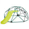 Kids Climbing Dome with Slide and Fabric Cushion for Garden Yard-Green