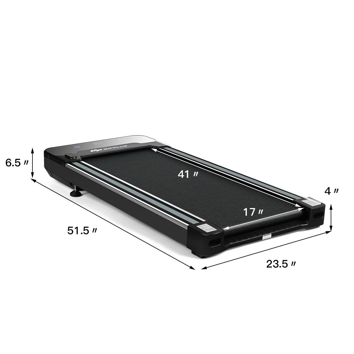 Under Desk Walking Pad Treadmill with Touchable LED DisplayÂ 