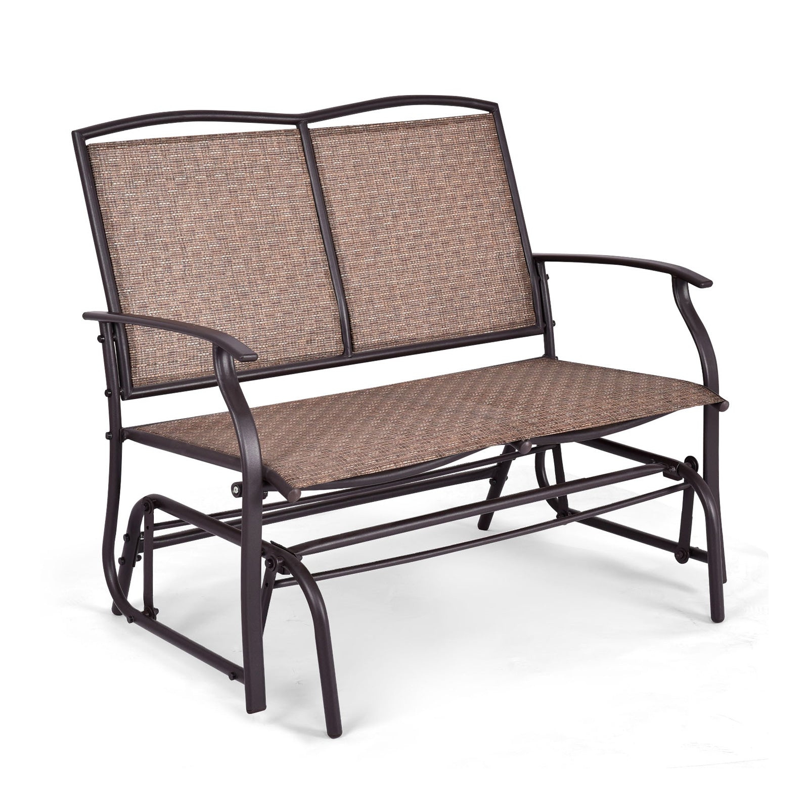 Iron Patio Rocking Chair for Outdoor Backyard and Lawn