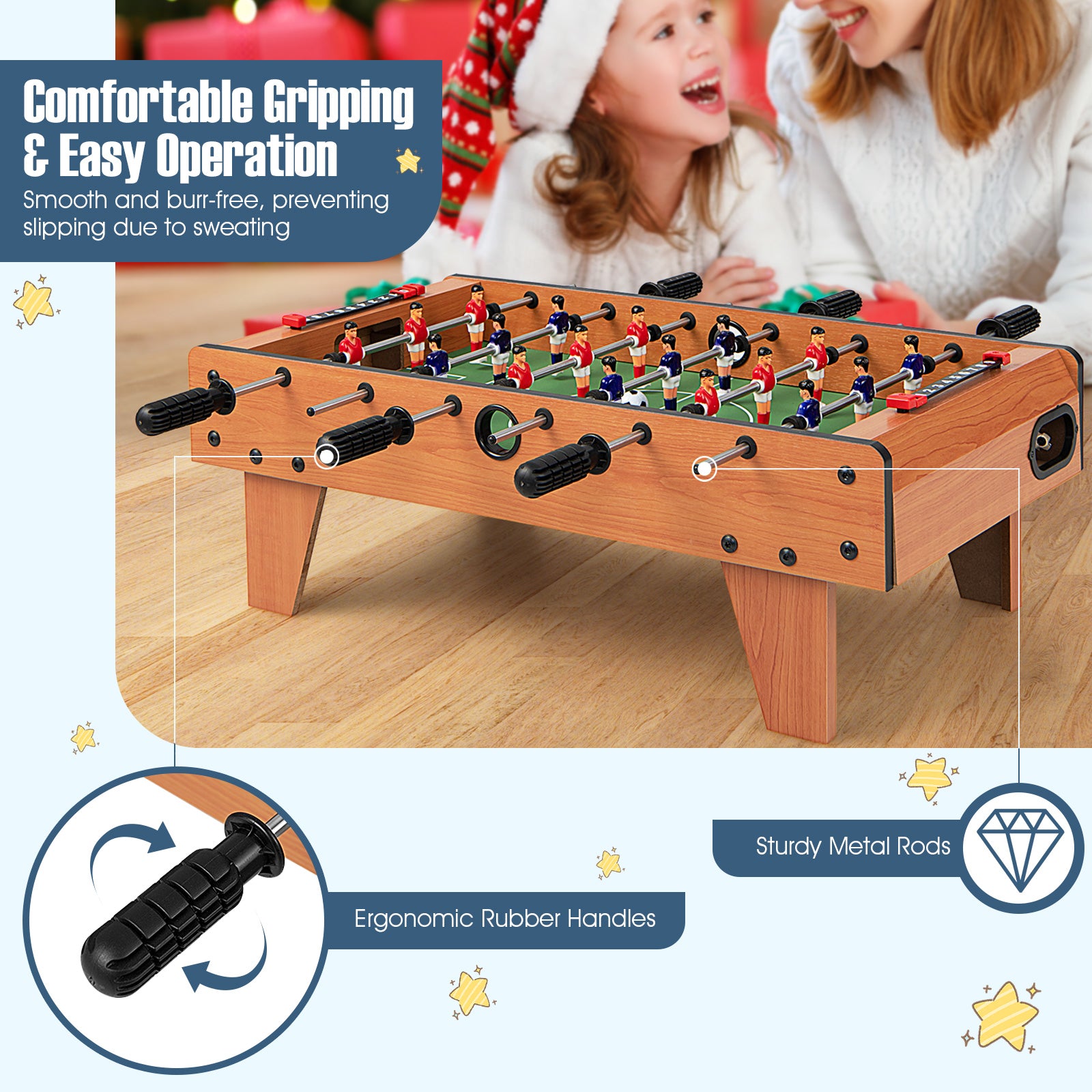 27 Inch Indoor Competition Game Foosball Table with LegsÂ 