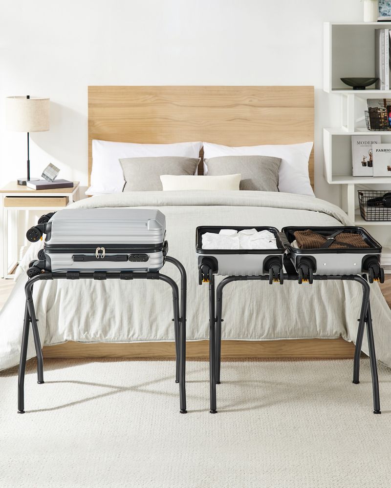 SONGMICS Folding Luggage Rack 