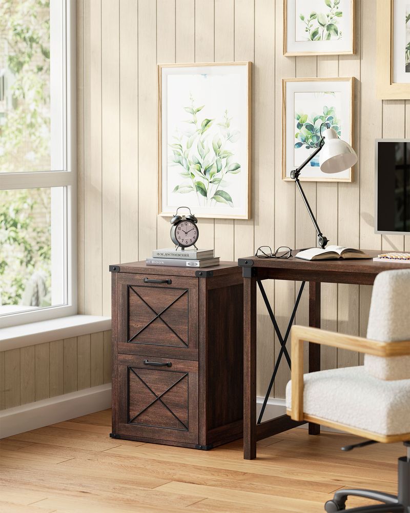 VASAGLE File Cabinet with 2 File Drawers, Fit A4 