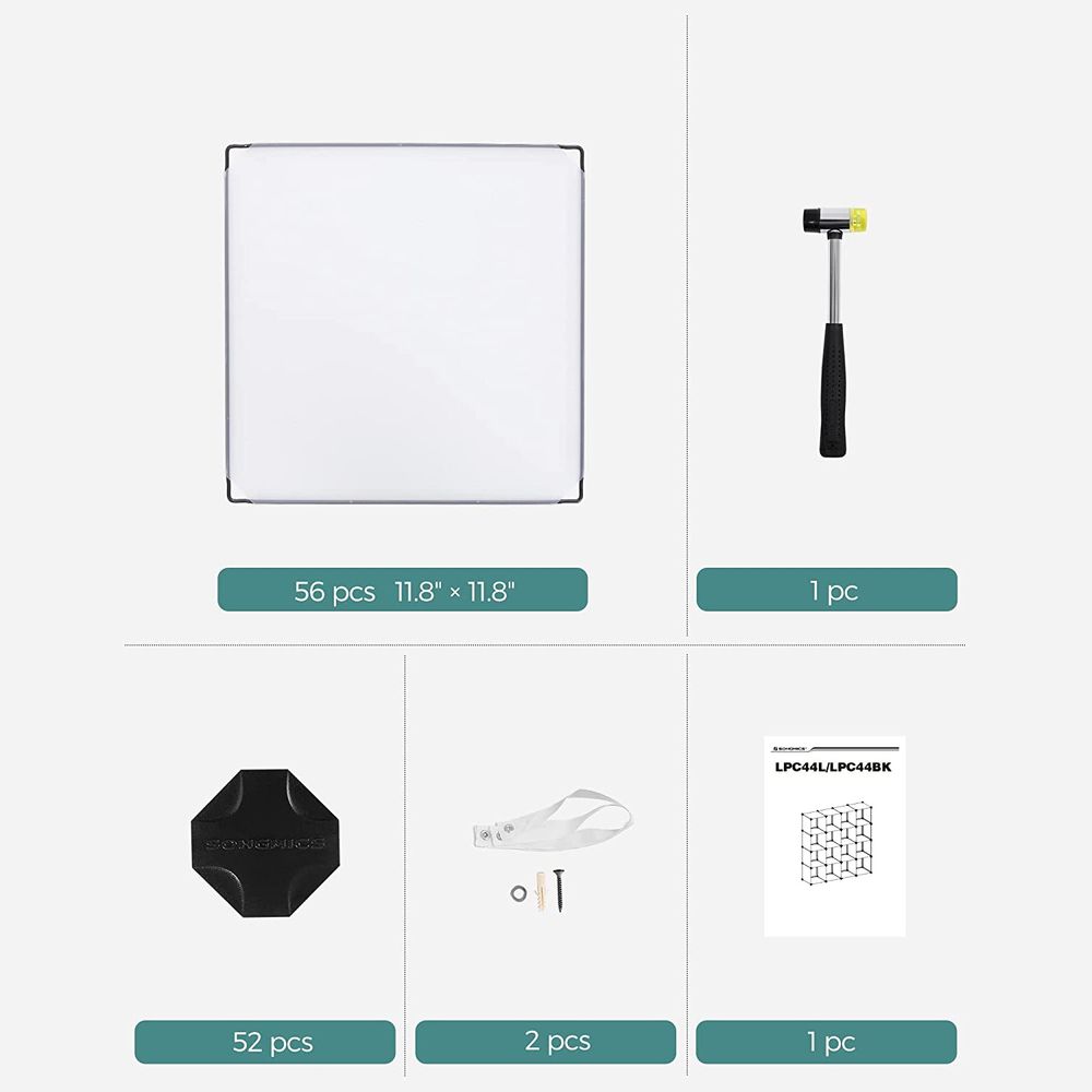 SONGMICS Cube Storage Organizer, Set of 16 