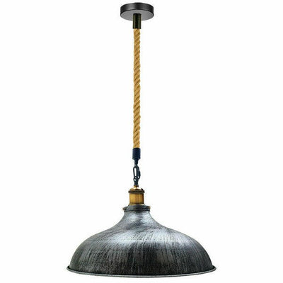 Twisted Rope Barn Dome shape Hanging Pendant Light ~1165 