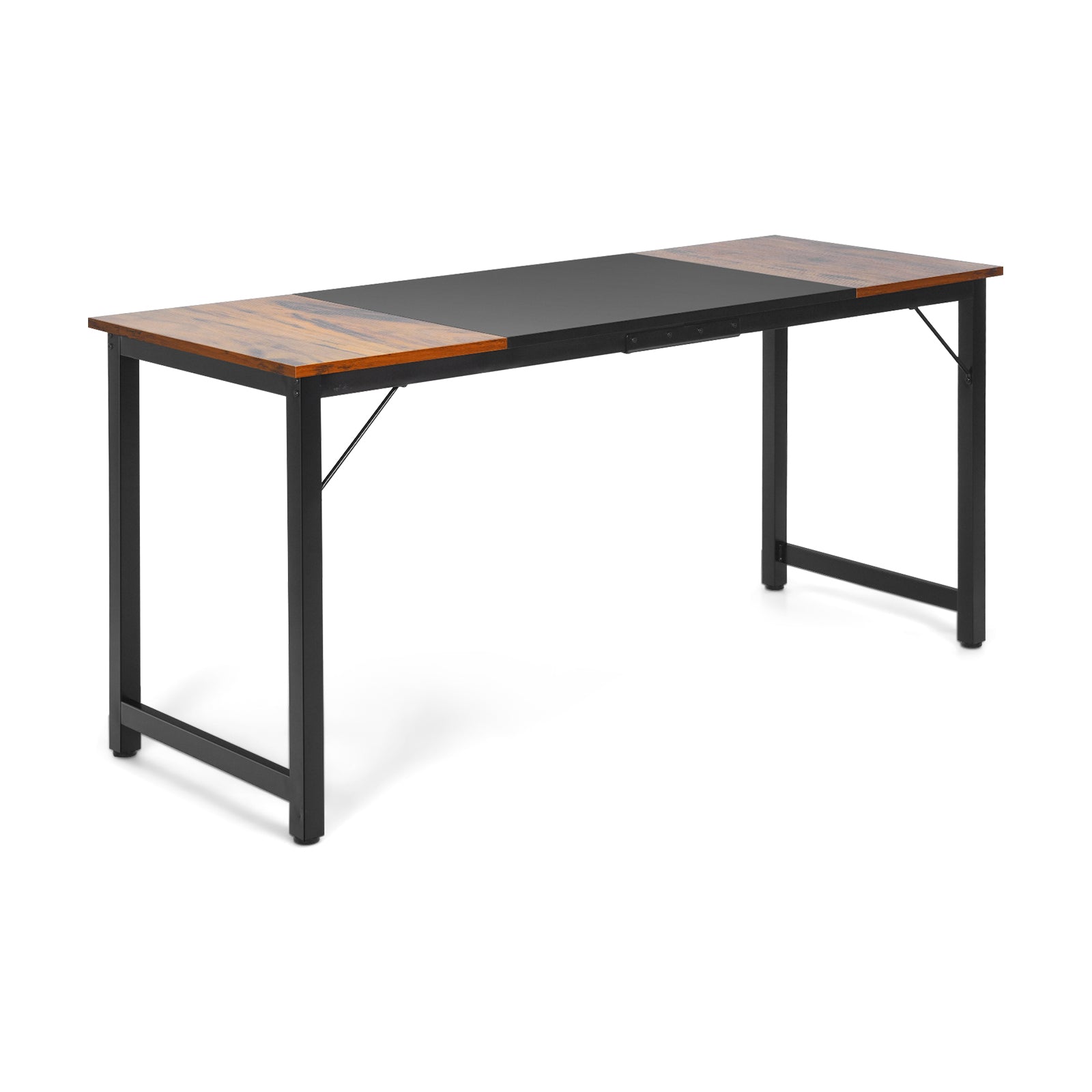 63 Inch Modern Splice Computer Desk with Heavy Duty Steel Frame