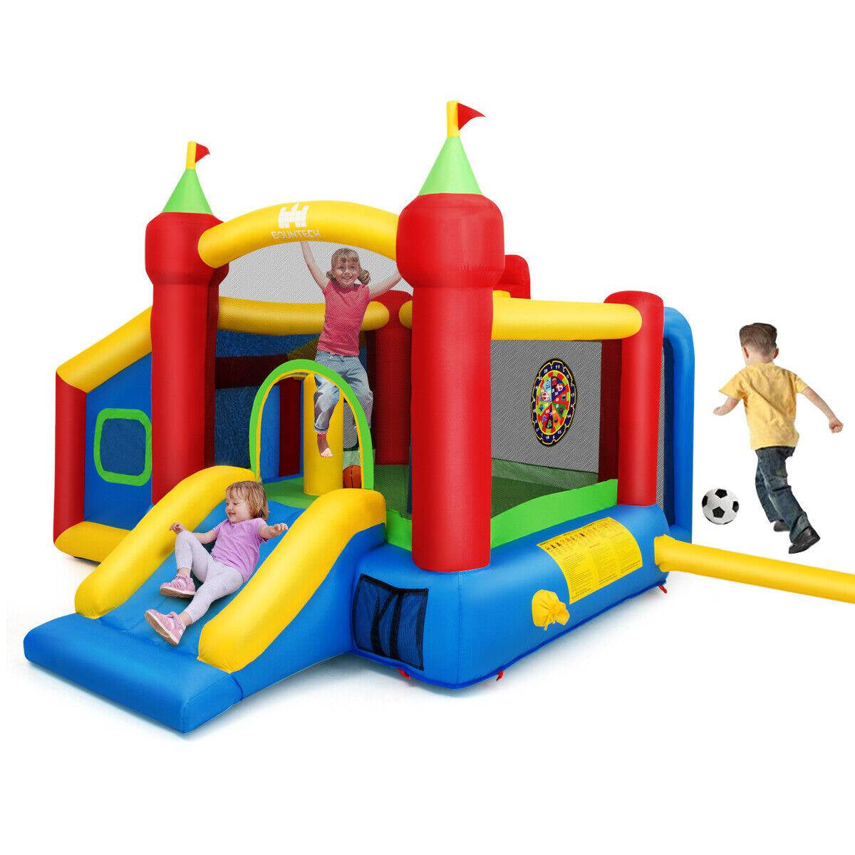 Inflatable Bounce House Kids Slide Jumping Castle without Blower