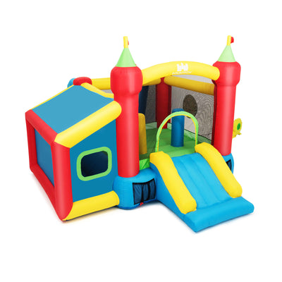 Inflatable Bounce House Kids Slide Jumping Castle without BlowerÂ 