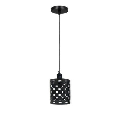 Vintage Metal Barrel Cage Pendant Light Chandelier~1156 