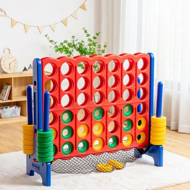 4-to-Score Giant Game Set with Net Storage-Blue 