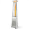 42,000 BTU Stainless Steel Pyramid Patio Heater With Wheels