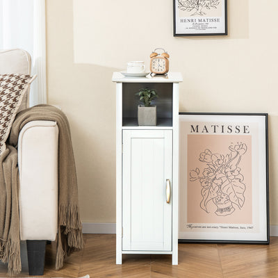 1-Door Freestanding Bathroom Cabinet with Open ShelfÂ 