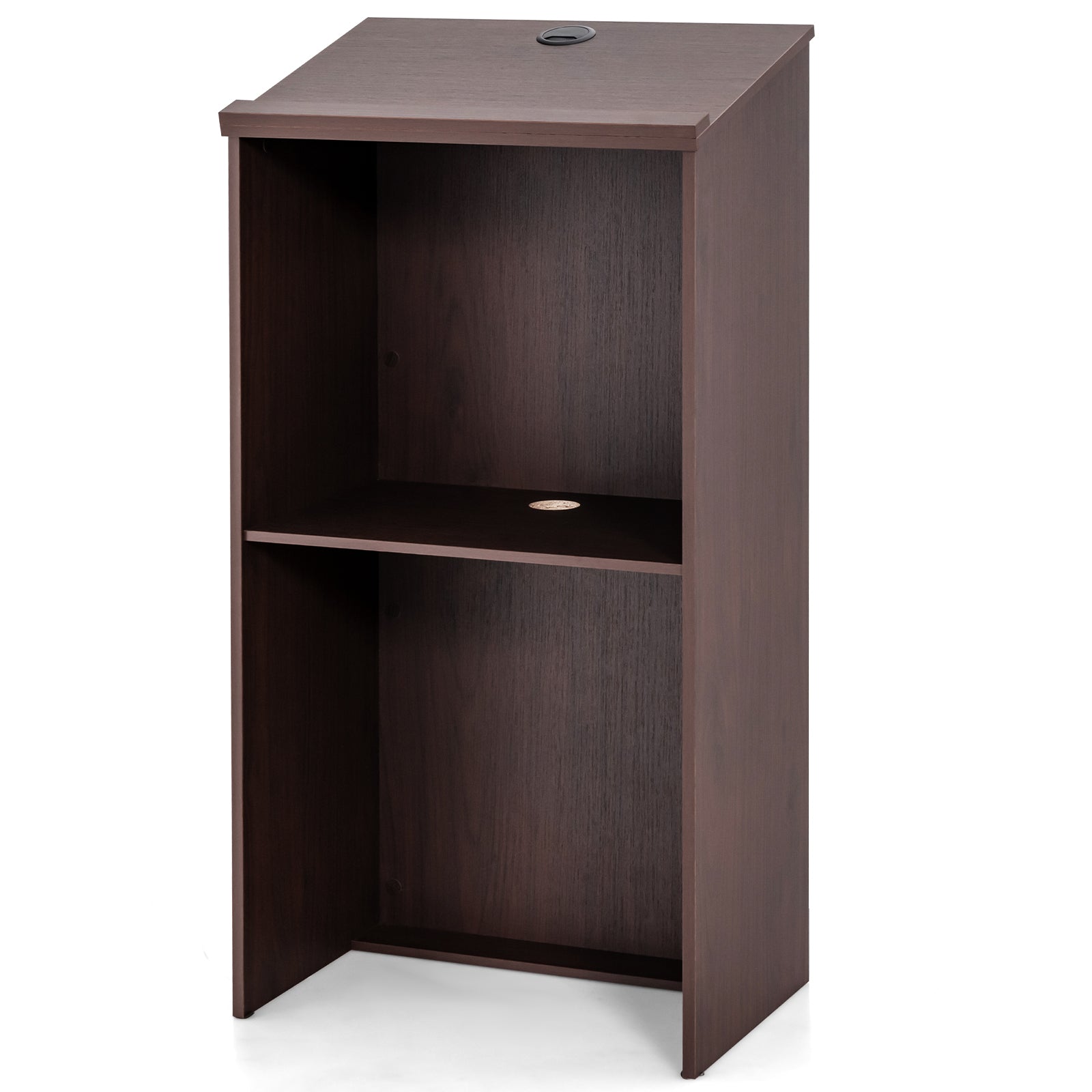 Wooden Floor Standing Podium Speaking Lectern