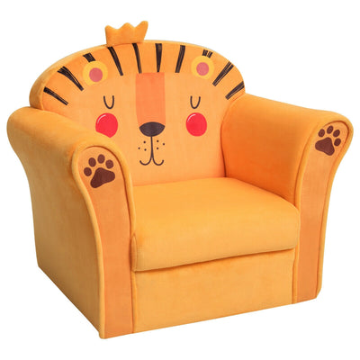 Kids Armrest Lion Upholstered SofaÂ 
