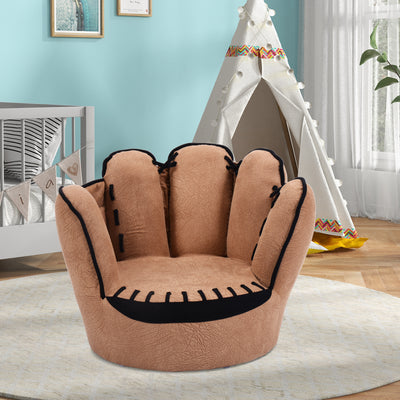 Household Five Fingers Baseball Glove Shaped Kids Leisure Upholstered SofaÂ 
