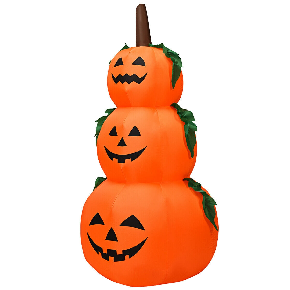 6 Feet Halloween Inflatable Stacked Pumpkins 