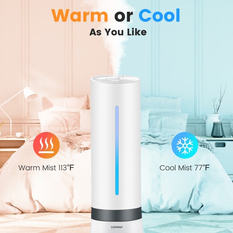 5.5L Cool Mist Humidifiers with Remote Control and 12 Hours Timer