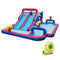 Inflatable Bounce House with 2 Water Slides and 3 Water Cannons With 735W Blower