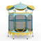 64 Inch Kids Trampoline with Detachable Canopy and Safety Enclosure Net