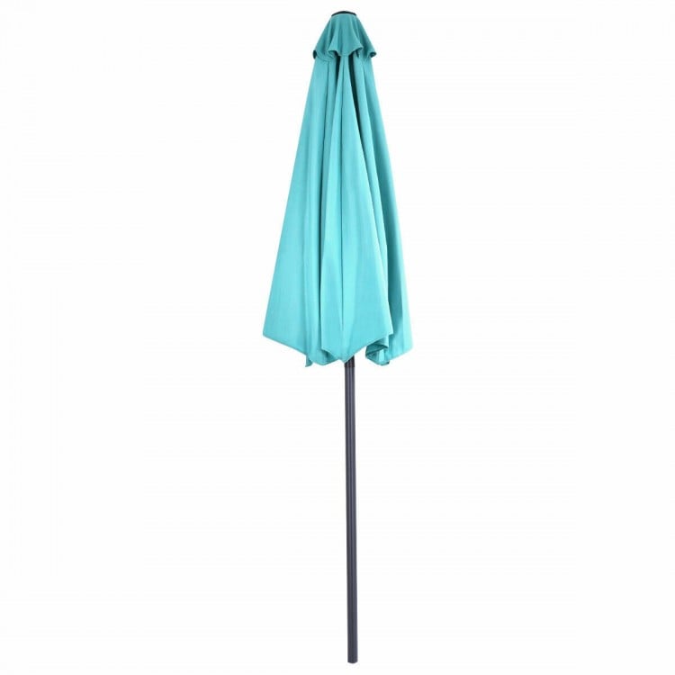 9 Feet Patio Bistro Half Round Umbrella without Weight Base