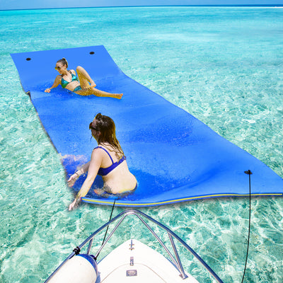 3 Layer Water Pad Foam Mat-Blue 