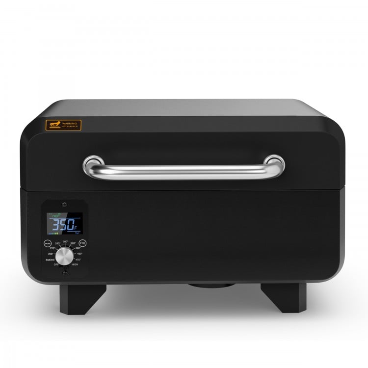 Outdoor Portable Tabletop Pellet Grill and Smoker with Digital Control System for BBQ