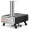 Outdoor Pizza Oven Portable Wood Pellet Pizza Stove with 12 Inch Round Rotatable Pizza Stone