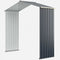 Outdoor Storage Shed Extension Kit for 9.1 Feet Shed-Gray